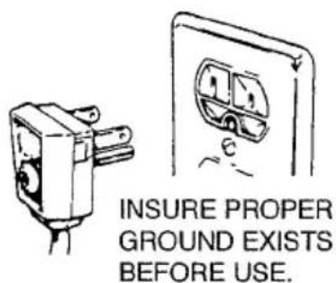 Summit WNL053 - ELECTRICAL GROUNDING INSTRUCTIONS - 1