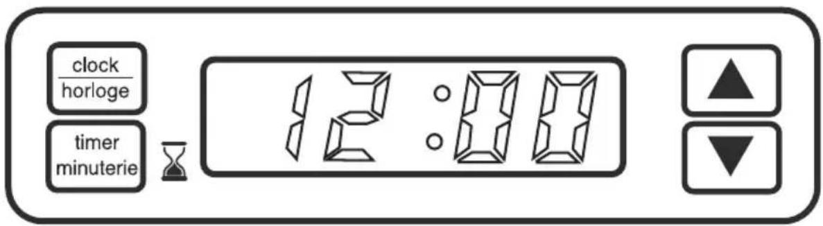 clock horloge timer minuterie 12:00