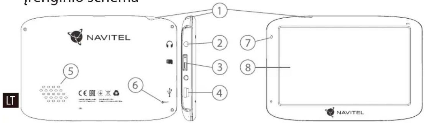 Lengthive Schematic NAVITEL 1 2 3 4 5 6 7 8 LT NAVITEL