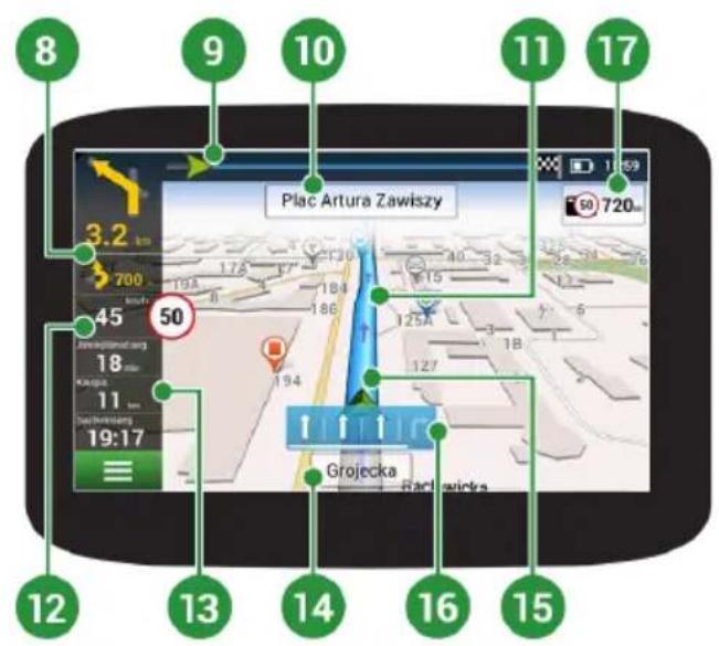 8 9 10 11 17 Plac Artura Zawiszy 3.2 km 700 45 50 19:17 Grojecka 1 1 1 12 13 14 16 15