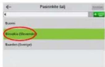 Pasinkite (sal) Suomi Sivatia (Slovenska) Sweden (Sverige)