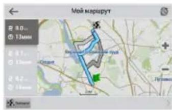 Мой маршрут R 0.0... 13mm R 0.7... 13mm R 0.2... 13mm Спарт Благод Forest Park Лугиево Российт