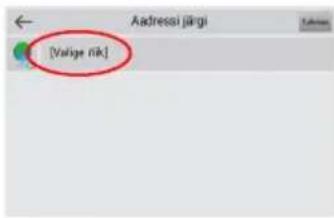 [Valige nik]