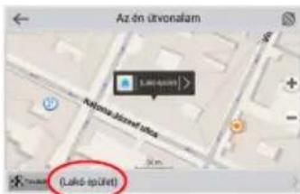 Az ón útvonalam Lakó spület Lakó spület