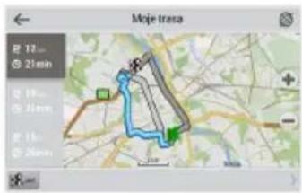 Navitel F300 - Trasa ke zvolenému bodu na mapě - 3