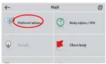 Navitel F300 - Navádění na přesnou adresu - 5