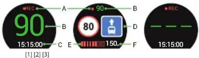Navitel R1050 - Skaitmeninio greičio ir kameros informacija - 1