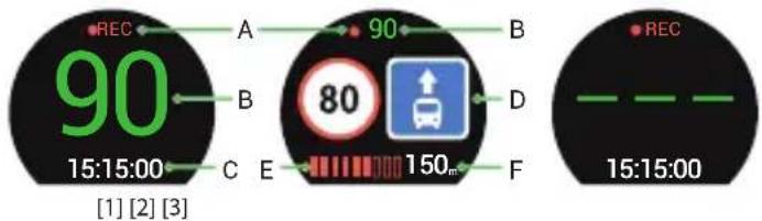 Navitel R1050 - Informacje o prędkości i fotoradarach - 1