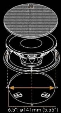 Morel Virtus 402 - Virtus Woofer, Tweeter, Crossover mounting - 1
