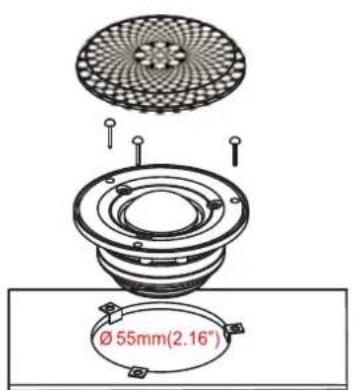 Ø 55mm(2.16")