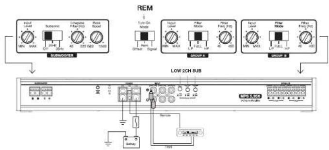 Morel MPS 5.950 - MPS 5.950 / Power And Signal Connections - 6
