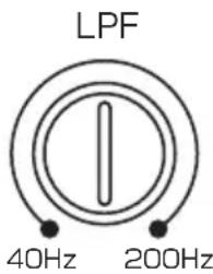 LPF 40Hz 200Hz