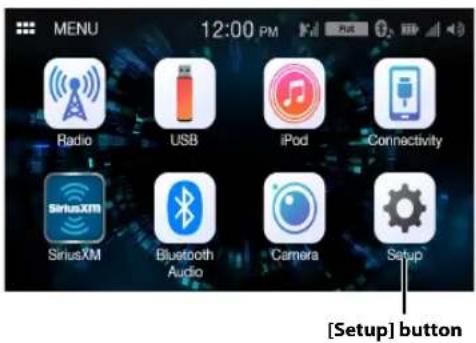ALPINE iLX-W650 - Touch the (HOME) button. - 1