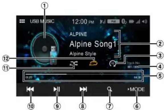ALPINE iLX-W650 - WARNING - 1