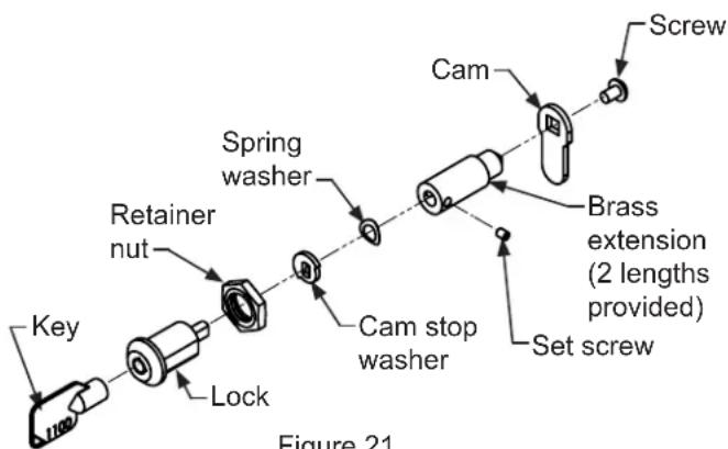 Marvel MP24RDP3NP - Step 4: Install the Lock - 2