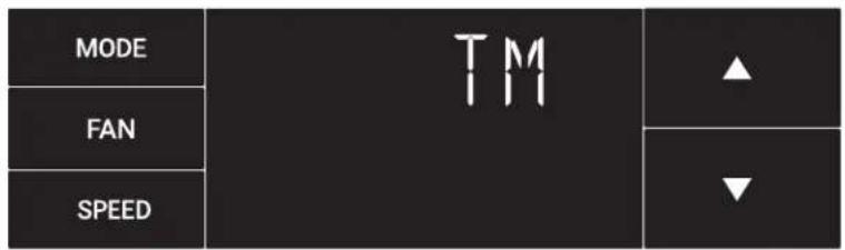 MODE FAN SPEED TM ▲ ▼