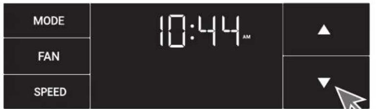 MODE FAN SPEED 10:44 AM