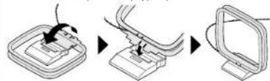 Integra DHC-60.7 - AM/FM antenna connections - 2