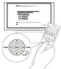 Illustration showing a hand holding a remote control panel with a computer screen displaying a data interface, alongside a circular dial with 'PIN' and 'LOAD' labels.