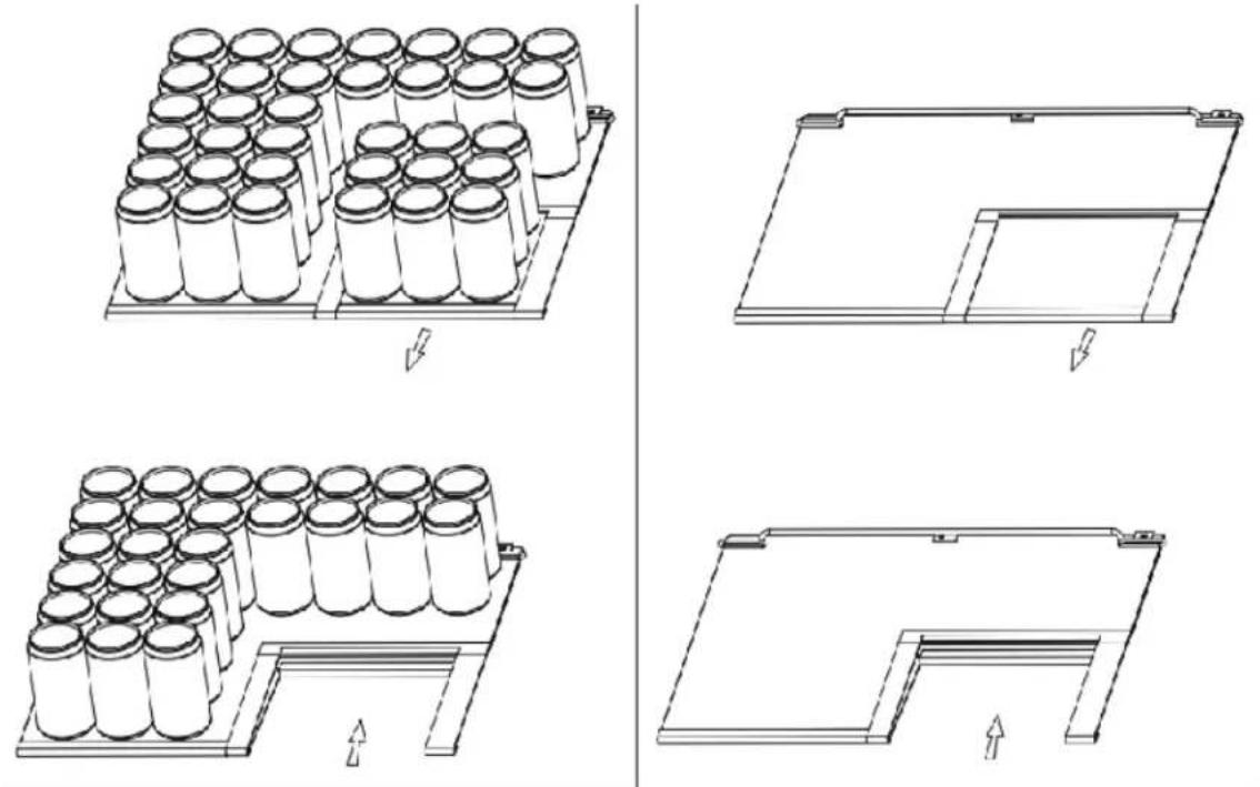 Zephyr PRB24C01BG - Utilisation de l'étagère quart de verre rétractable - 1