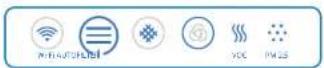 BLUEAIR Classic 405 - Classic 480i control panel touch buttons - 1