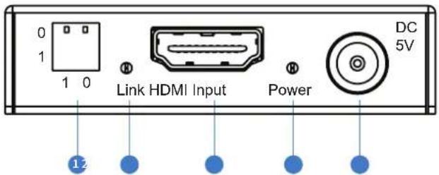 0 1 1 0 Link HDMI Input Power DC 5V 12