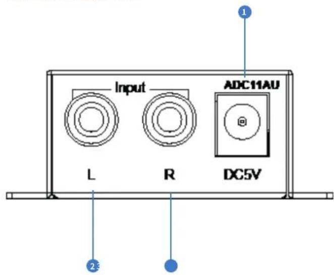 Input L R ADC11AU DC5V