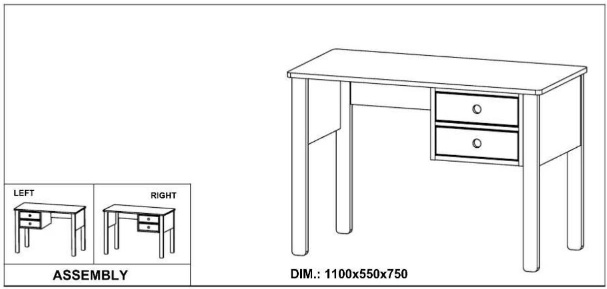 WOOOD Tipi - junior desk - 1