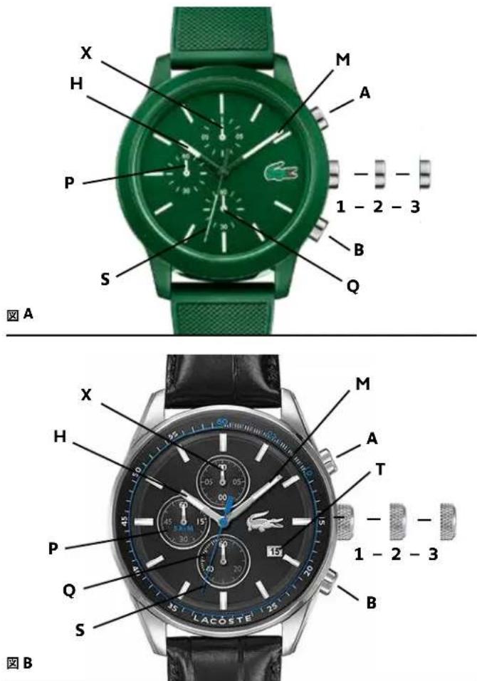 Lacoste 12.12 2010986 - アナログ クロノグラフ - タイプ B - 1