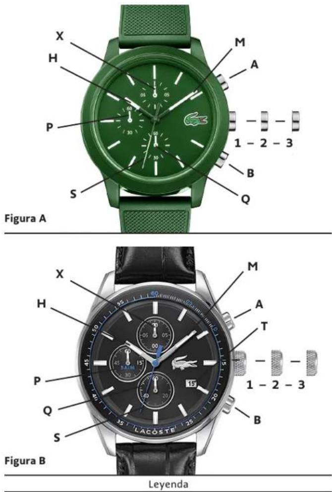 Lacoste Moon 2010951 - CRONÓGRAFOS ANALÓGICOS – TIPO A - 1
