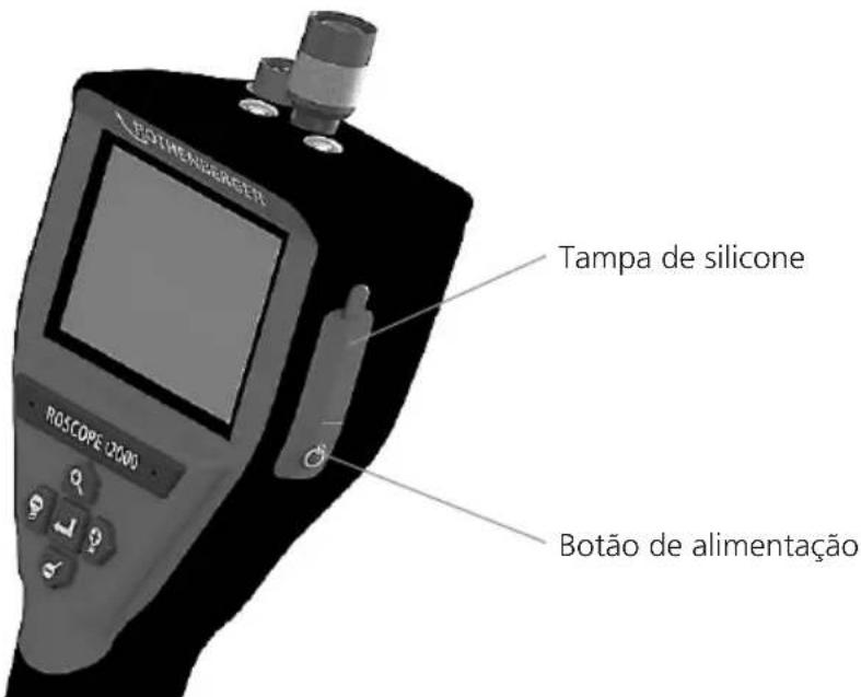 BOTINENERGER Tampa de silicone ROSCOPE QTC80 Botão de alimentação