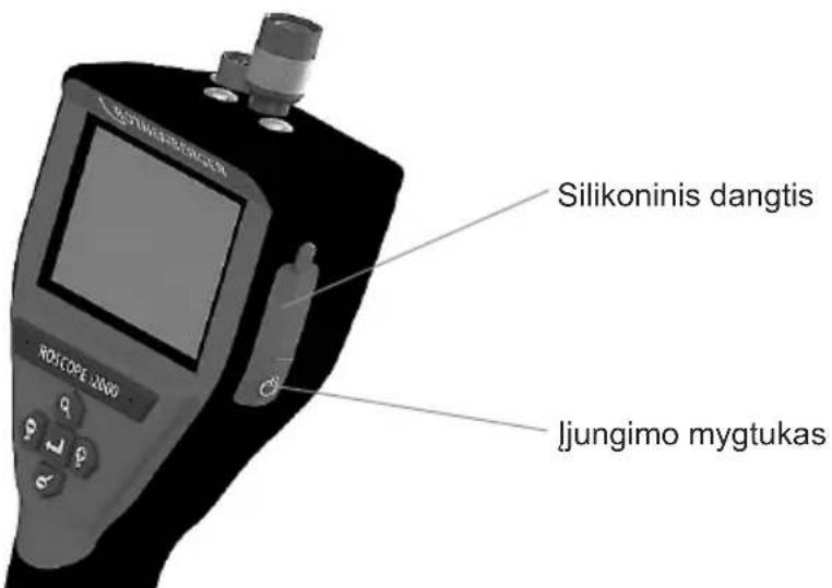 Silikoninis dangtis Jjungimo mygtukas