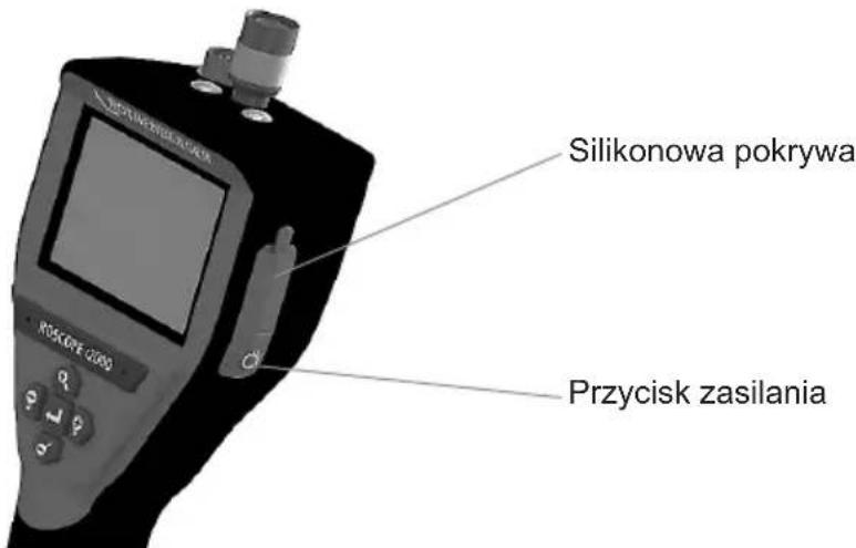 RISCOVE Q350 Silikonowa pokrywa Przycisk zasilania
