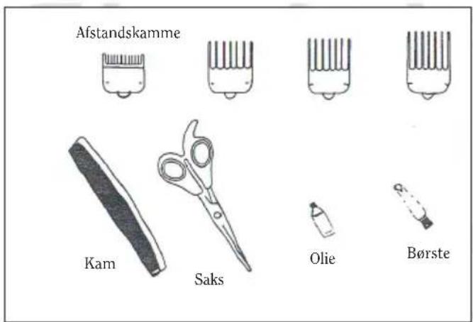 Afstandskamme Kam Saks Olie Børste