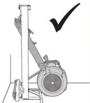 Mechanical device with a checkmark indicating selection (no text or symbols present)