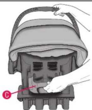 Evenflo Nurture - Releasing the Carrier from the Base - 2