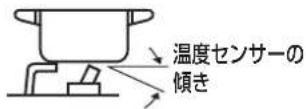 Paloma IC-N86SH-L - ■温度センサーの上面と鍋底やフライパンの底などが密着していないときは、使用しない - 4