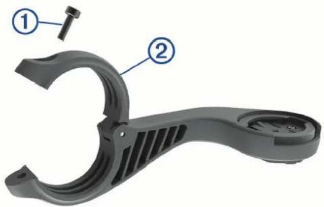 GARMIN Edge 1030 Plus - Installation af standardholderen - 3