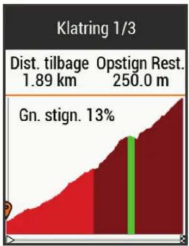 GARMIN Edge 1030 Plus - Brug af ClimbPro - 1