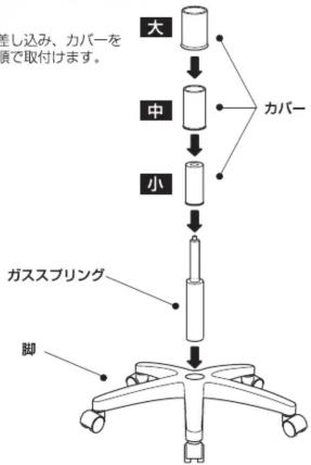 Nakabayashi CGN-302 - 脚の組立て - 1