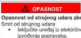 BOSCH KGN33KLEAE - Oznake opasnosti - 2