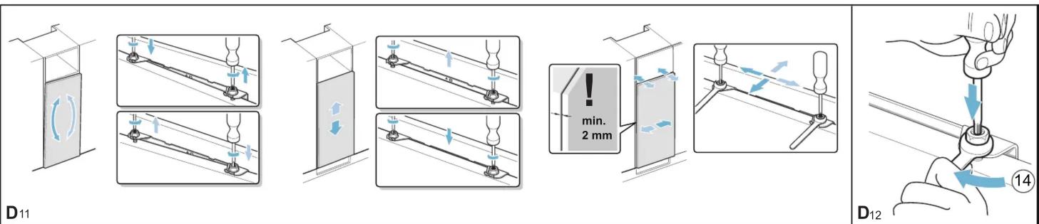 D11 min. 2 mm D12 ⑭
