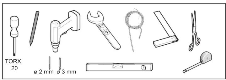 TORX 20 Ø 2 mm Ø 3 mm