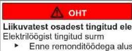 Profilo BD3086WFAN - Ülemise uksehinge vahetamine (uks koos kuvaga) - 14