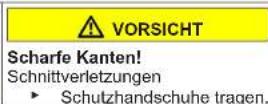 Profilo BD3086WFAN - Austauschen des unteren Türscharniers - 4