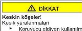 Profilo BD3086WFAN - Kapının alt menteşesinin değiştirilmesi - 4