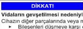 Profilo BD3086WFAN - Kapının üst menteşesinin değiştirilmesi (göstergeli kapı) - 10