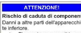 Profilo BD3086WFAN - Sostituzione della cerniera superiore della porta (porta con display) - 10