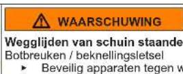 Profilo BD3086WFAN - Bovenste deurscharnier vervangen - 6