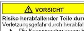 Profilo BD3086WFAN - Austauschen des unteren Türscharniers - 8